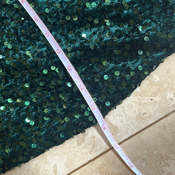 Green Sequence Formal Dress - Picture 10 of 10